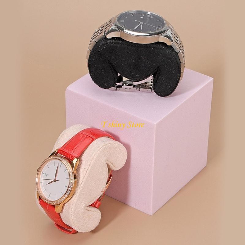 Watches Jewelry Holder - N58F Elegancka poduszka do skóry jeleniowej