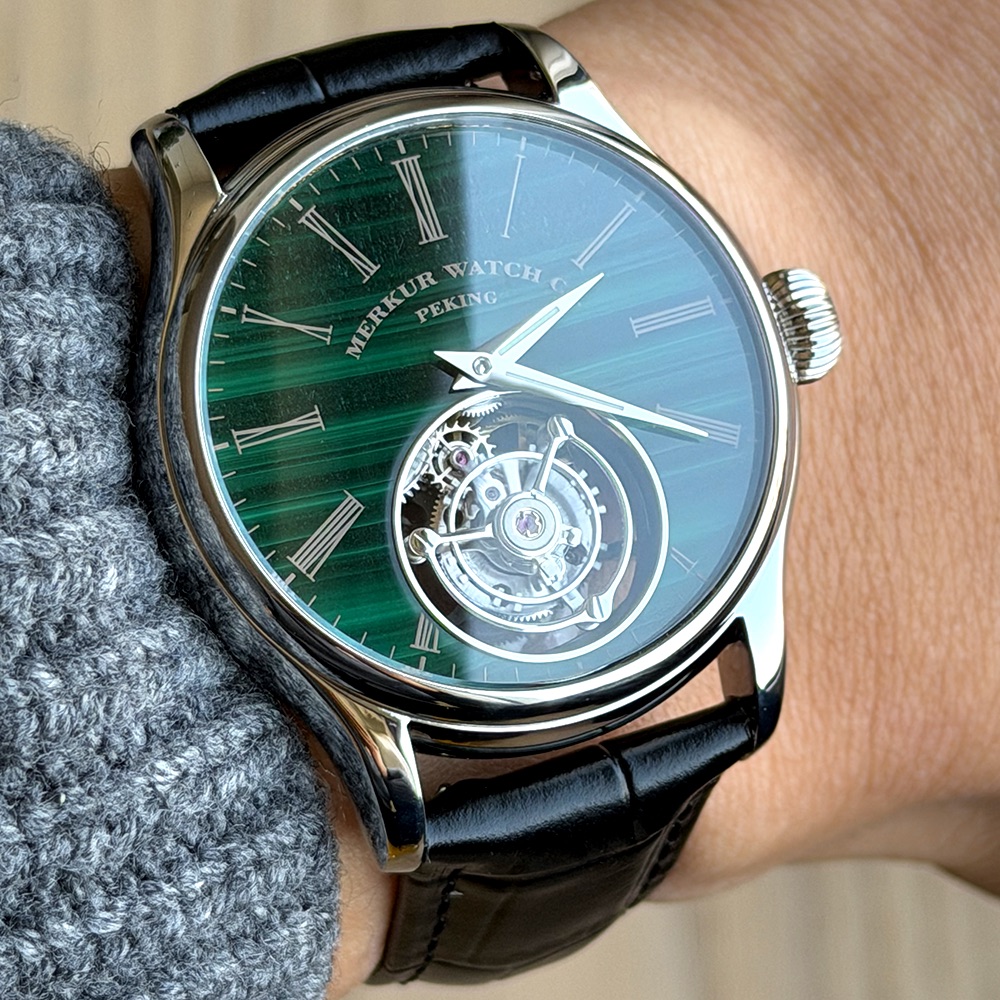Stones Watches & Jewelry In Sweden Ab - Zegarek Merkur 100% Tourbillon Męski z