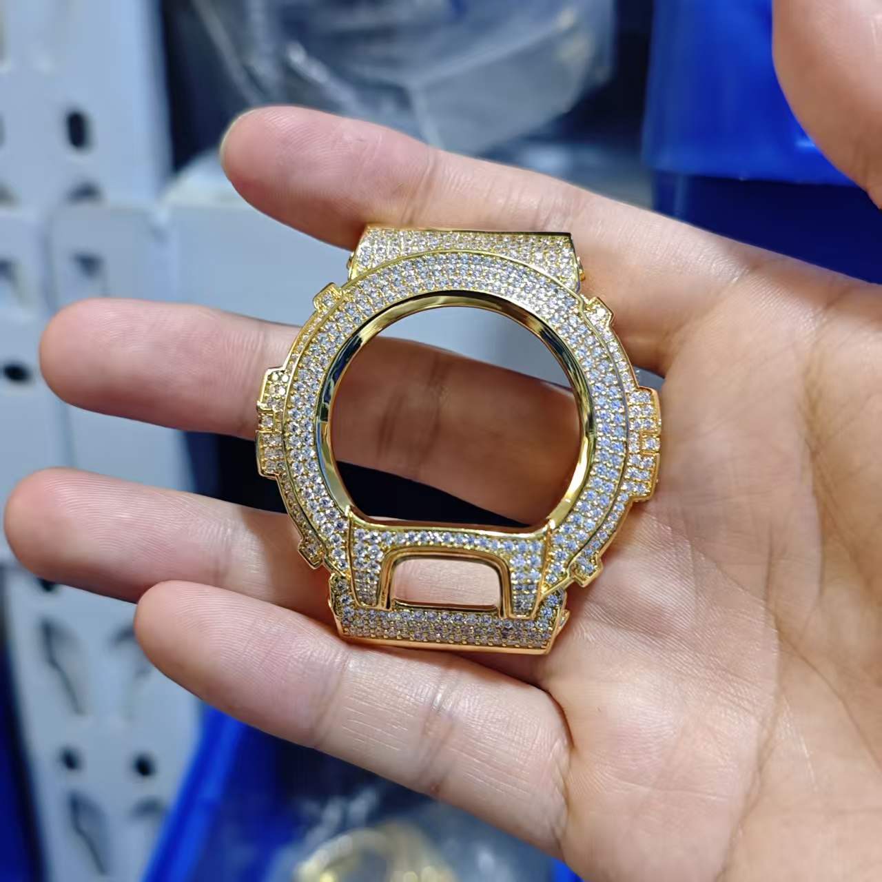Stones Watches & Jewelry In Sweden Ab - UWIN Obudowa zegarka z moissanitami/cyrykami w