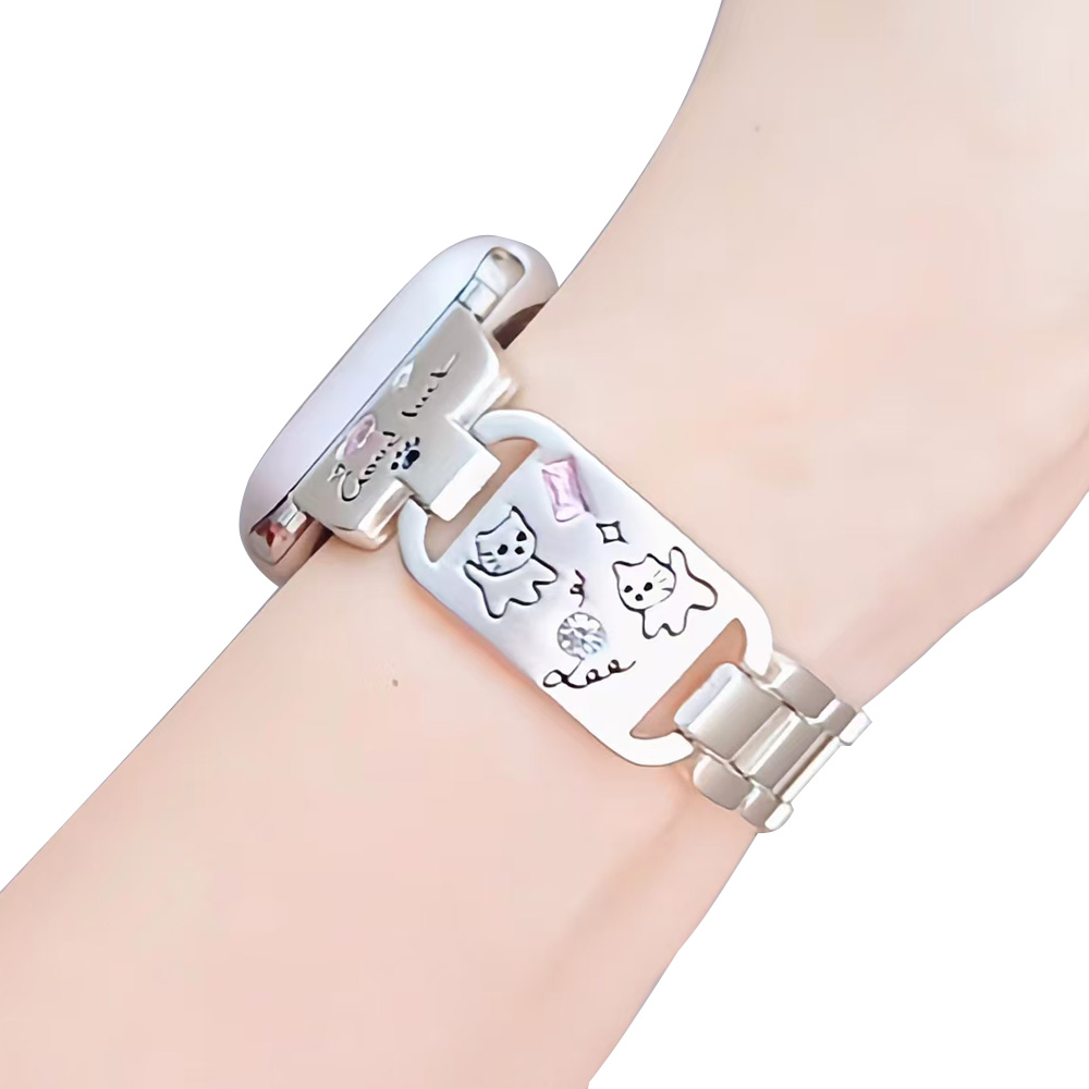 Italian Jewelry Watches - Elegancka bransoletka z biżuterią do Apple