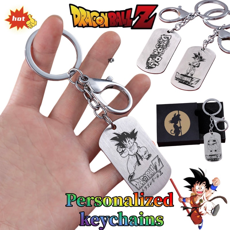 Titanium Steel Ring - Breloczek Dragon Ball, uroczy i modny,