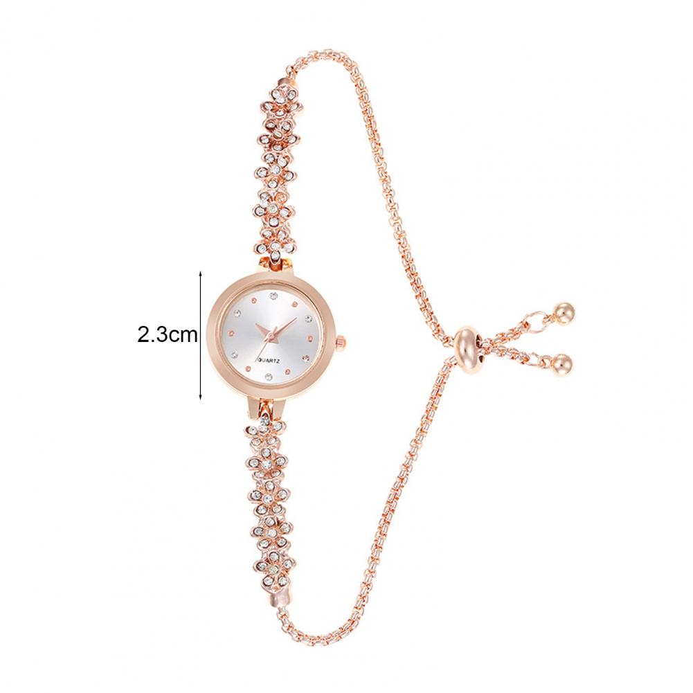 Jewelry Like Watches - Zegarek damski z bransoletką z cyrkoniami,
