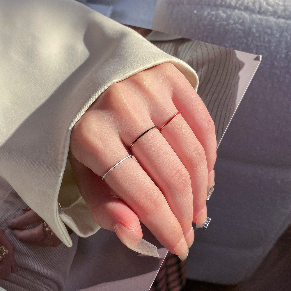 Titanium Steel Ring - Pierścionek damski z tytanowej stali w