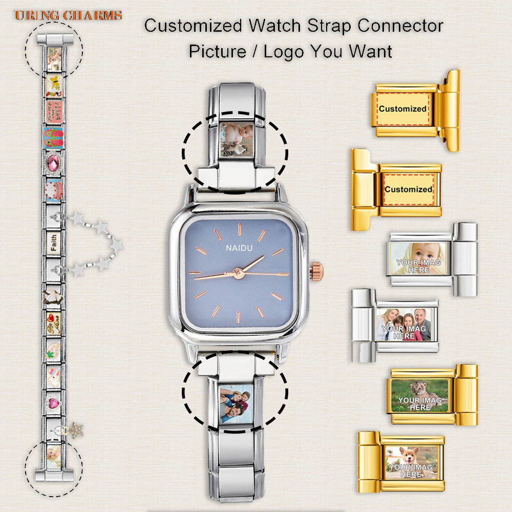 Italian Jewelry Watches - 1 para Złącza do Paska Zegarka