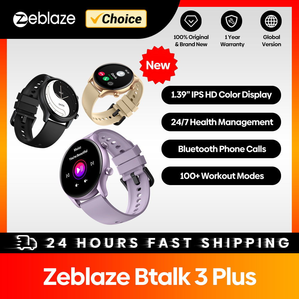 Italian Jewelry Watches - Nowy Zeblaze Btalk 3 Plus Smartwatch