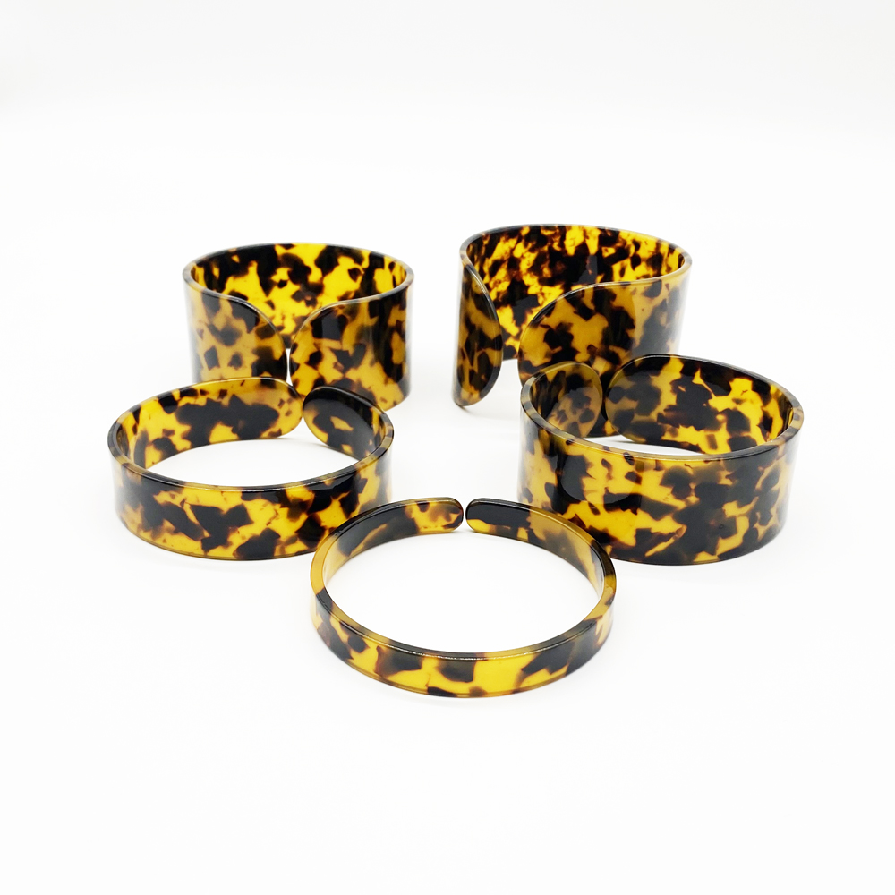 Pacific Jewelry & Watches Los Angeles - Piękne kobiety Tortoiseshll bransoletka Bangle garnitur