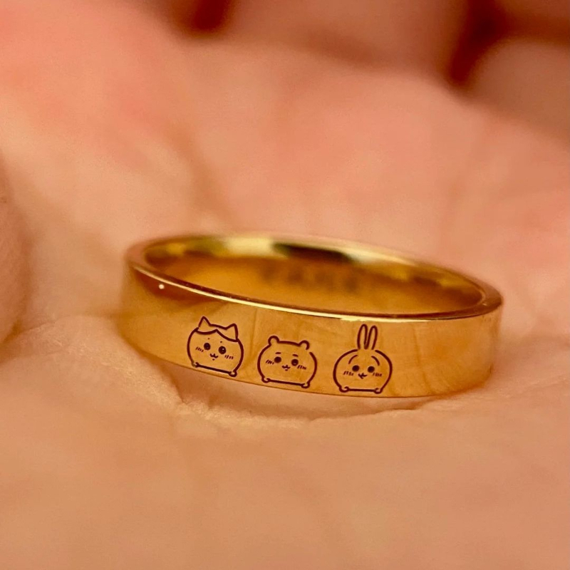 Pierścień Anime Cartoon Kawaii – Titanium Steel Ring recenzja i cena