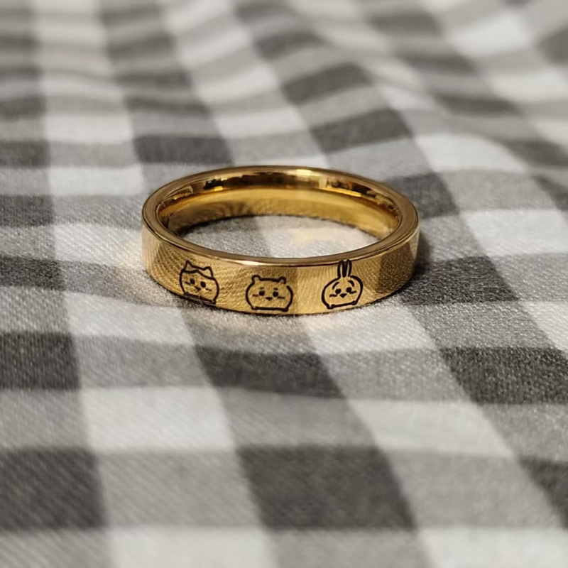 Pierścień Anime Cartoon Kawaii – Titanium Steel Ring recenzja i cena