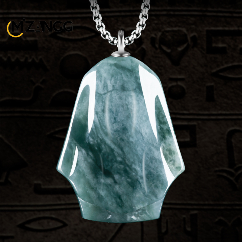 Naturalny jadeit z niebieską w – Hip Hop Chain Necklace recenzja i cena