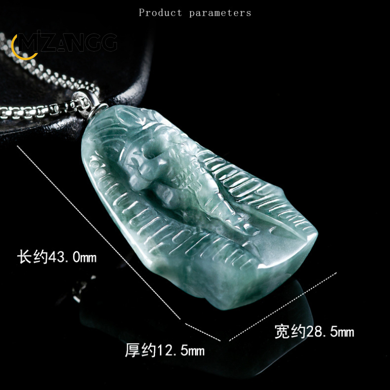 Naturalny jadeit z niebieską w – Hip Hop Chain Necklace recenzja i cena