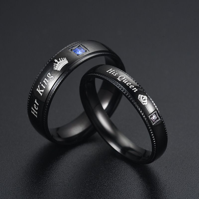 Prosty Pierścionek dla Pary z  – Titanium Steel Ring recenzja i cena