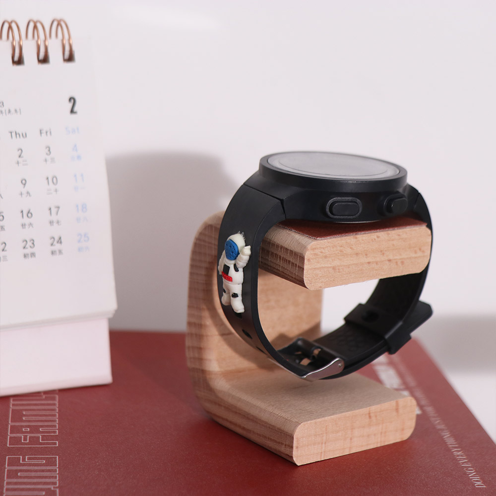 Drewniany stojak na zegarki, o – Watches Jewelry Holder recenzja i cena
