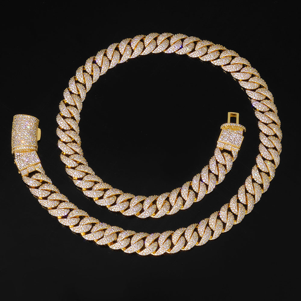Naszyjnik typu Cuban Link, 14m – Hip Hop Chain Necklace recenzja i cena