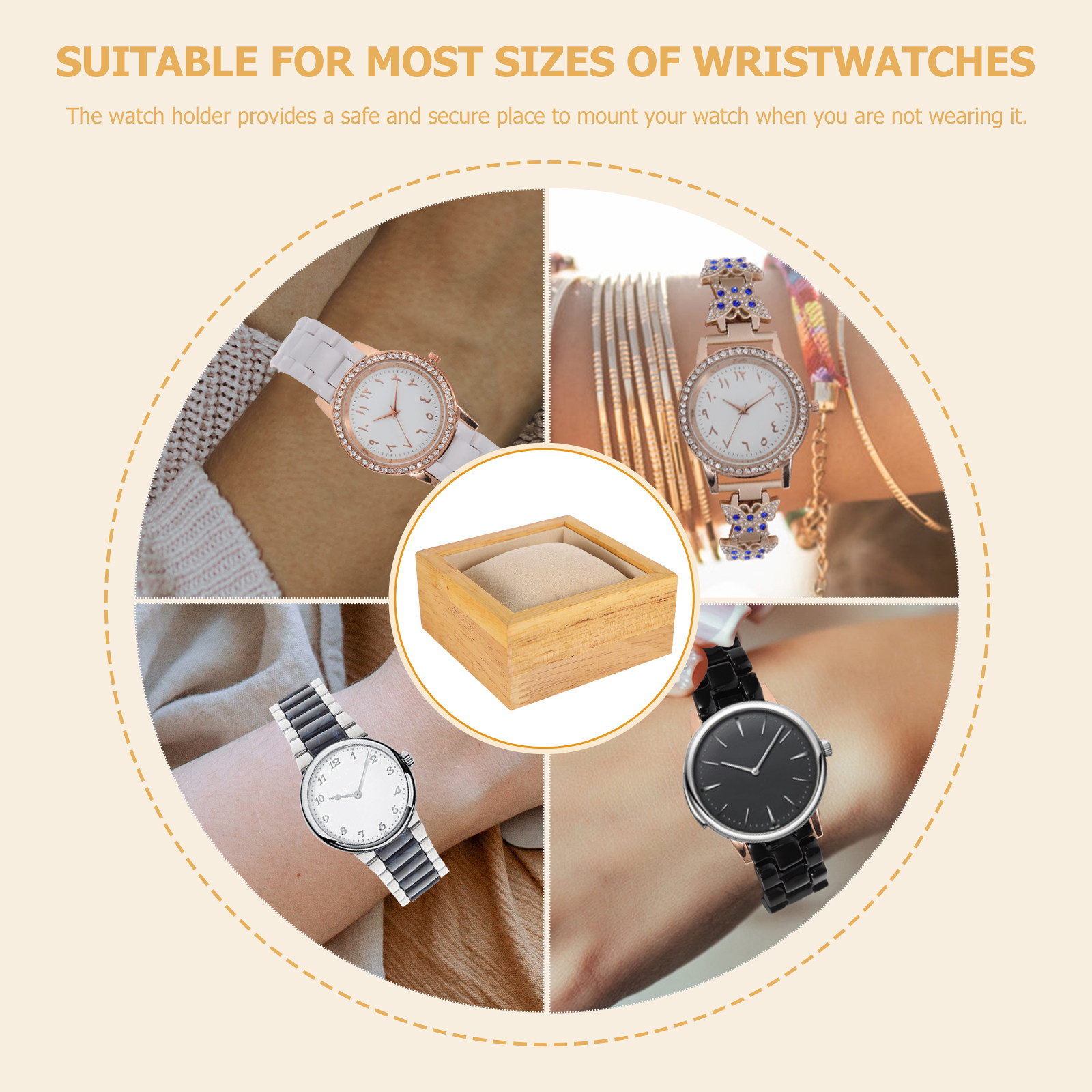Stojak na pojedynczy zegarek,  – Watches Jewelry Holder recenzja i cena