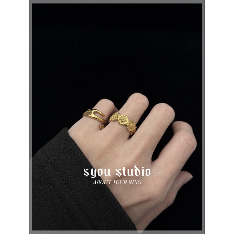 Pierścionek dla par w stylu re – Titanium Steel Ring recenzja i cena