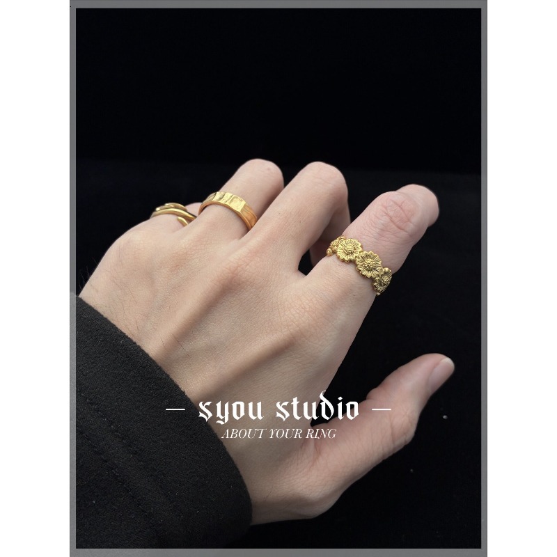 Pierścionek dla par w stylu re – Titanium Steel Ring recenzja i cena