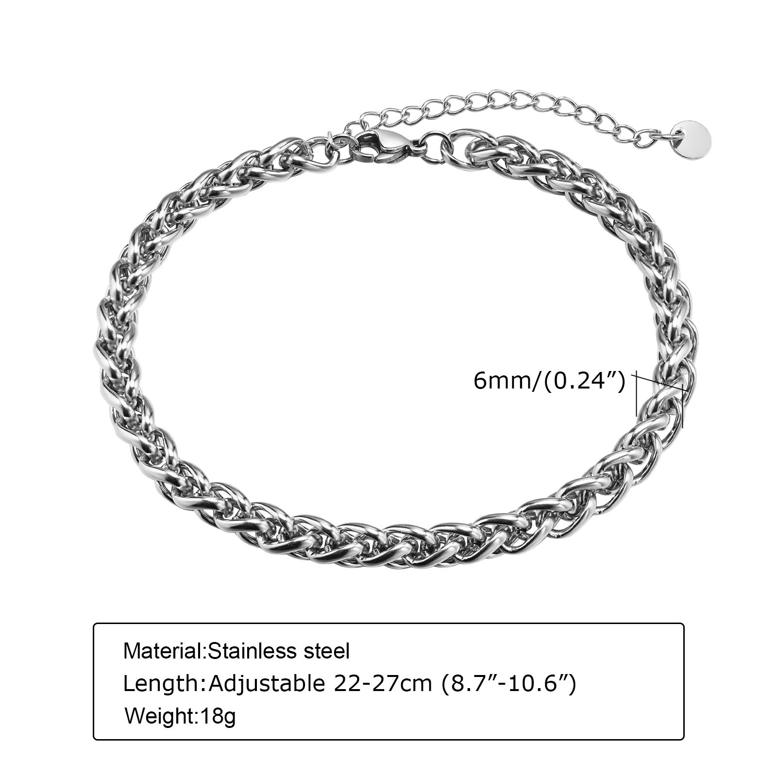 Vnox Cuban Chain Anklets dla m – Jc Jewelry & Watches recenzja i cena