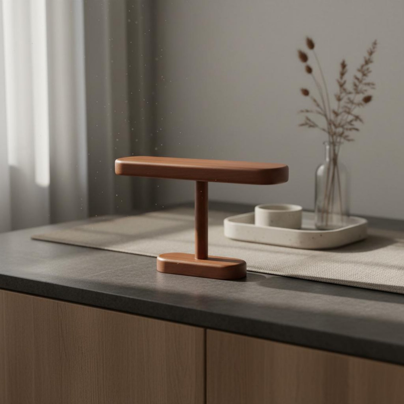 Drewniany stojak na zegarki, w – Watches Jewelry Holder recenzja i cena