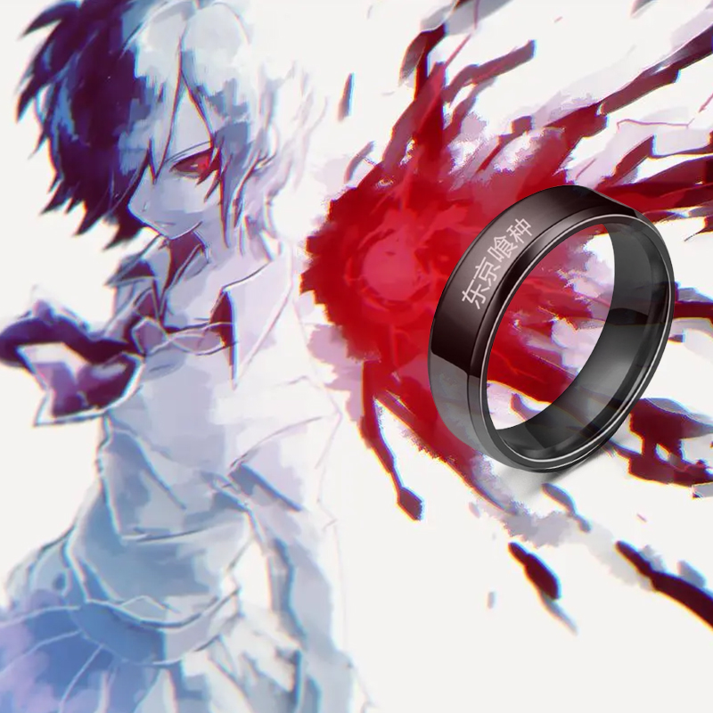 Anime Tokyo Ghoul Kinmu Kenyan – Titanium Steel Ring recenzja i cena