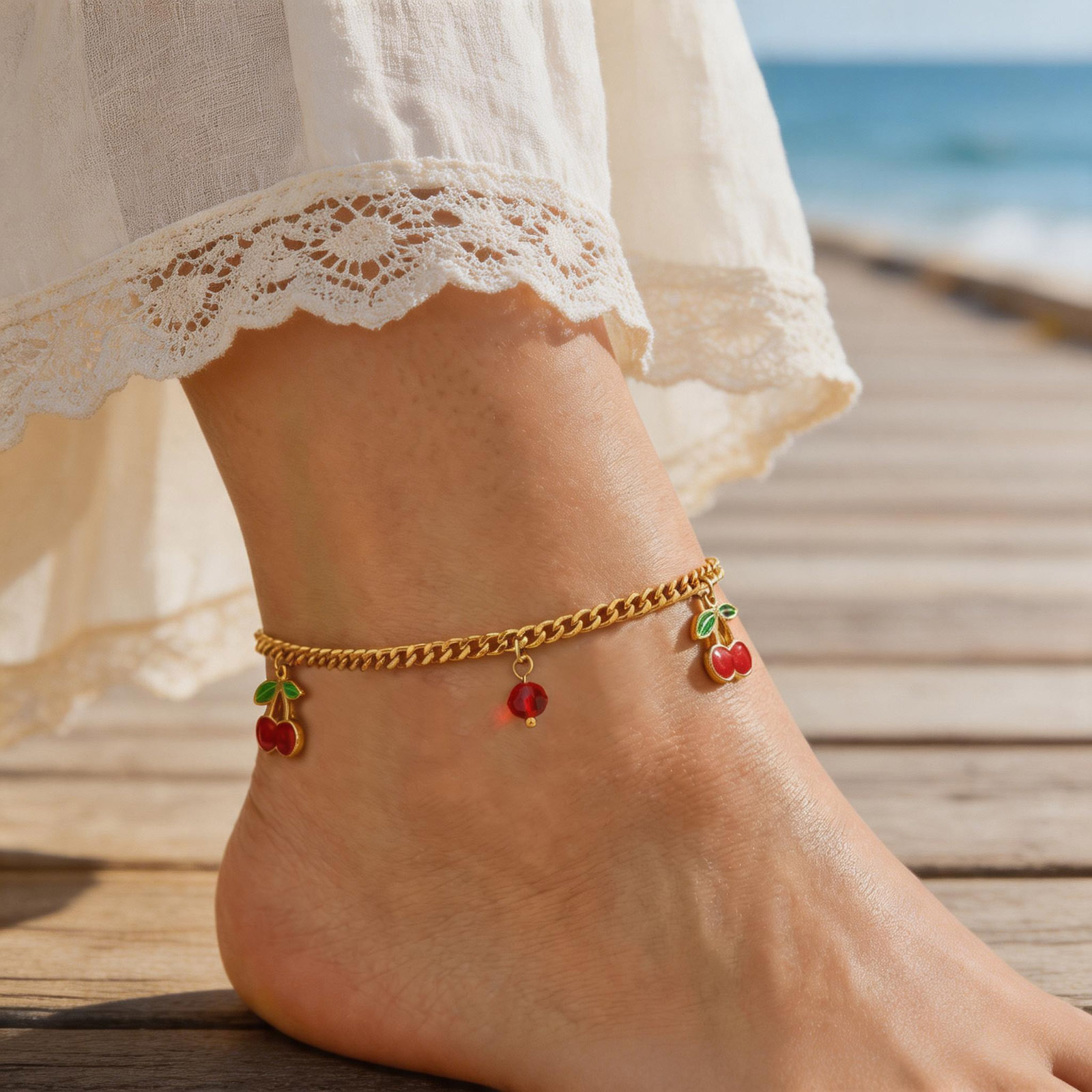 Słodka bransoletka na kostkę z – Jc Jewelry & Watches recenzja i cena