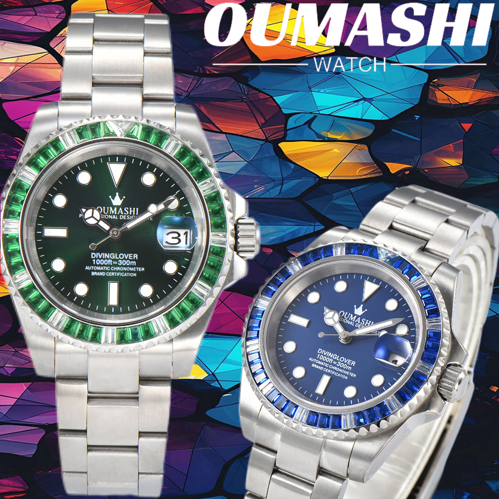 40mm klejnotowy zegarek do nur – Stones Watches & Jewelry In Sweden Ab recenzja i cena