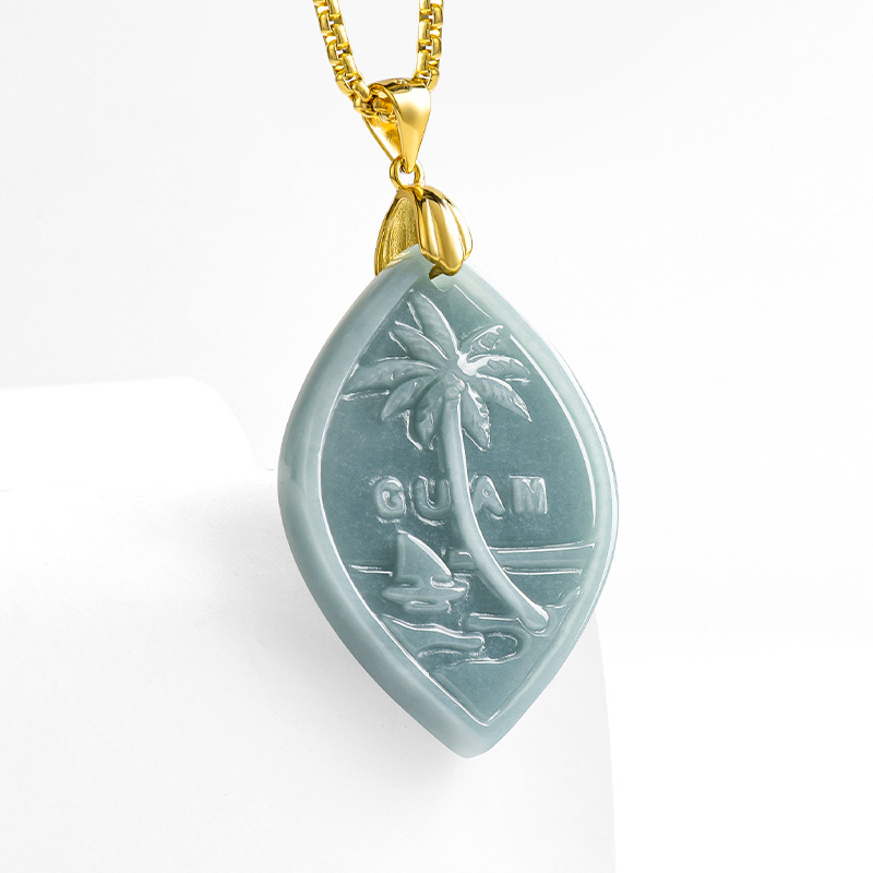 Naturalny jadeit klasy A Blue  – Pacific Jewelry & Watches Los Angeles recenzja i cena