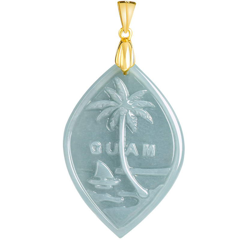 Naturalny jadeit klasy A Blue  – Pacific Jewelry & Watches Los Angeles recenzja i cena